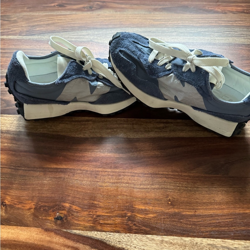 New Balance Women's Gray and White Athletic Sneakers